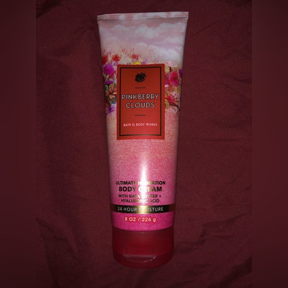 Bath and body works pinkberry clouds body cream